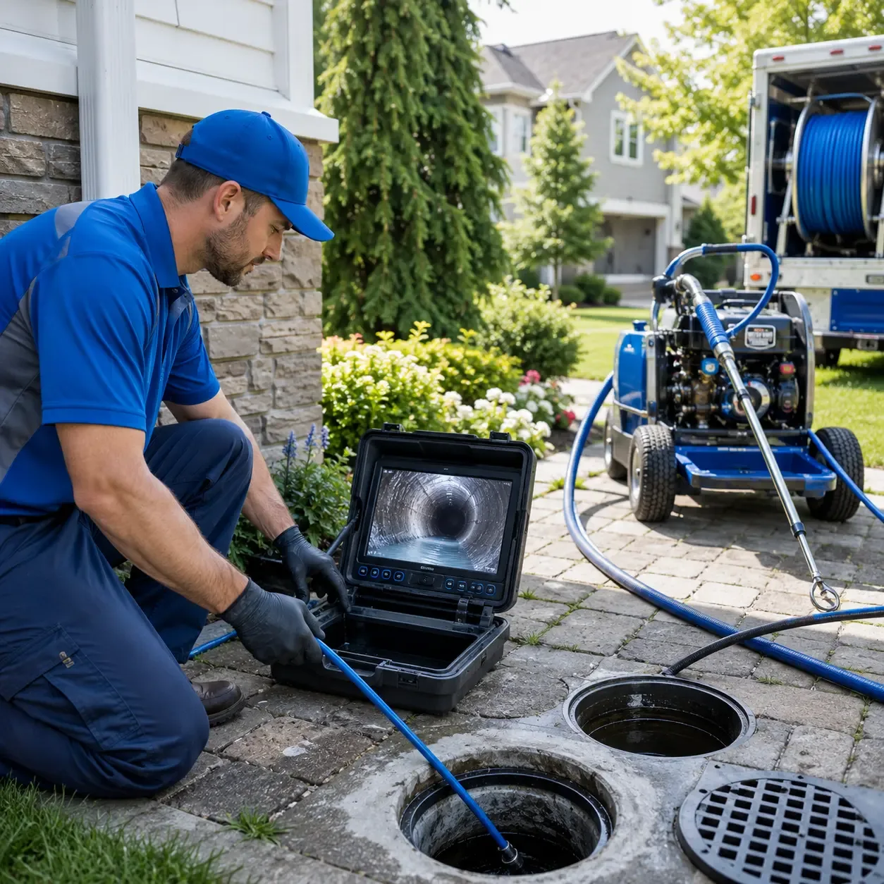Outdoor drain cleaning professionals serving Litchfield, ME